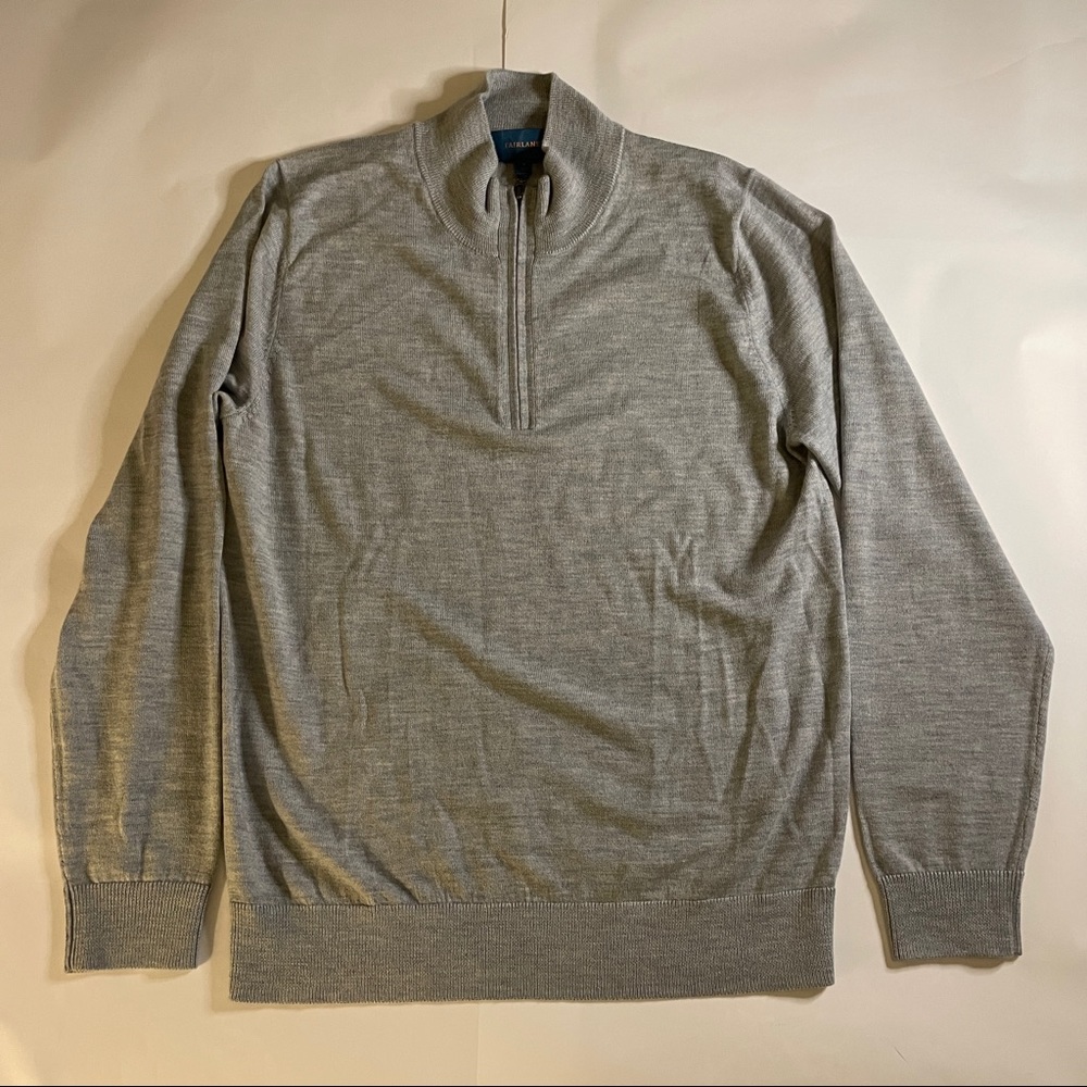 Fairlane x Stitch Fix Gray 1/4 Men’s Zip Pullover